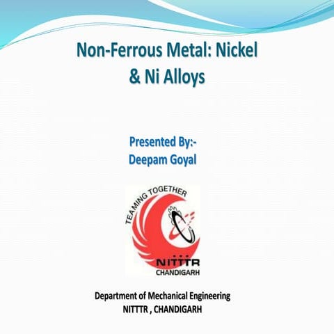 Nickel & Its Alloys