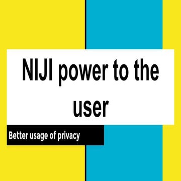 Niji power to the user