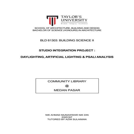 Building Science II Project 1 - Acoustic Design | PDF