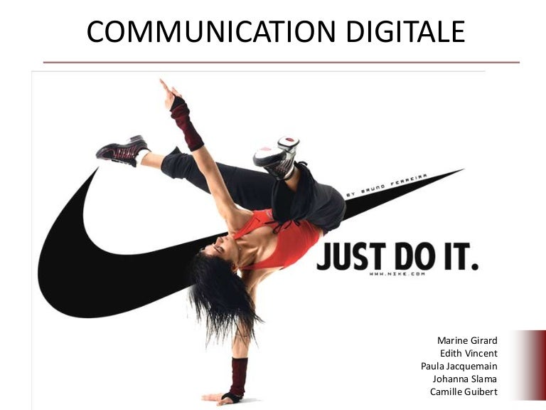 communication de nike