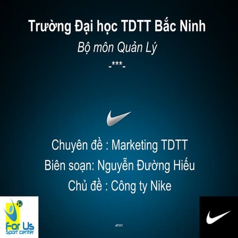 Chiến lược marketing công ty Nike