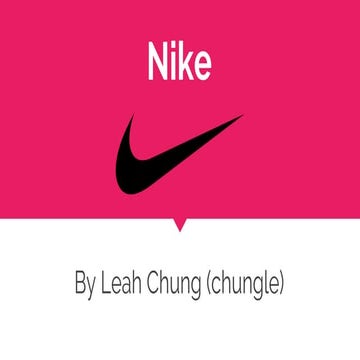 Nike Company Presentation