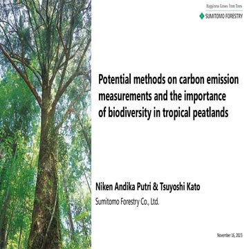 Potential Methods on Carbon Emission Measurement and the Importance of Biodiv...