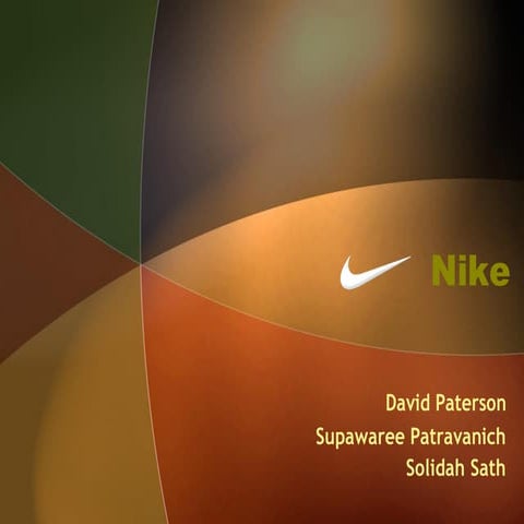 Nike presentation store layout