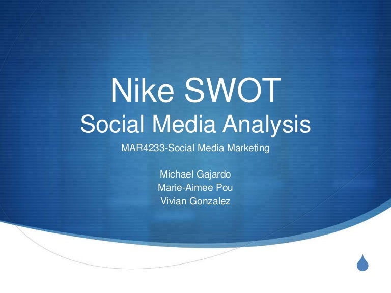 social media swot analysis of nike