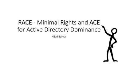 RACE - Minimal Rights and ACE for Active Directory Dominance