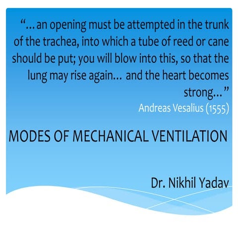 modes of ventilation