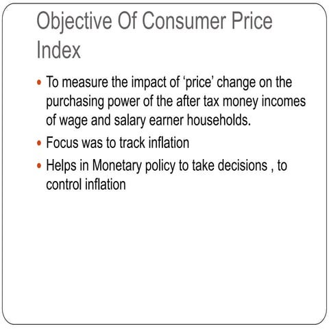 Consumer price index