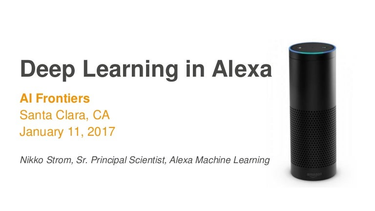alexa deep learning