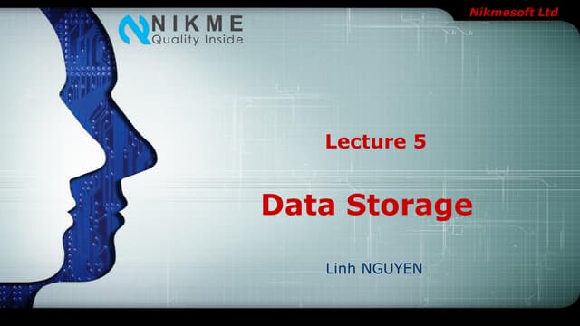 [iOS] Data Storage