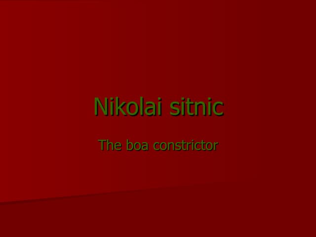 Nikolai Sitnic