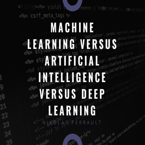 Nikolas Perrault | Machine Learning versus Artificial Intelligence versus Dee...