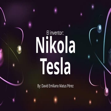 Nikola Tesla: Life, Innovations, and Legacy of the Electrical Genius | PPTX