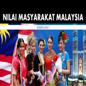 Nilai Masyarakat Malaysia