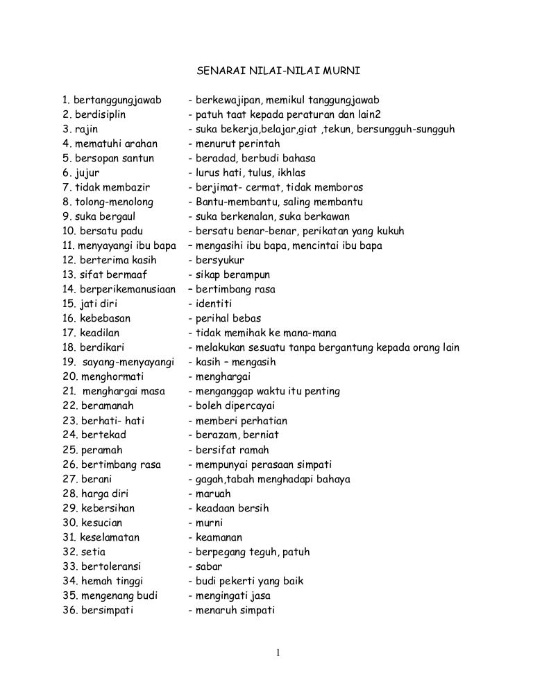 Senarai Nilai Murni Dalam Rancangan Pengajaran Harian Vrogue Co Senarai Nilai Murni Dalam Rancangan Pengajaran Harian Vrogue Co