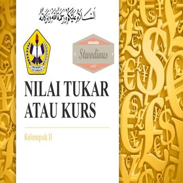 Nilai Tukar Atau Kurs