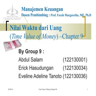 Nilai waktu uang   time value of money