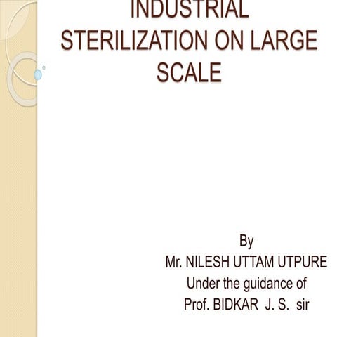 industrial sterilization
