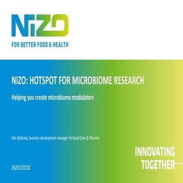 NIZO: Hotspot for Microbiome Research