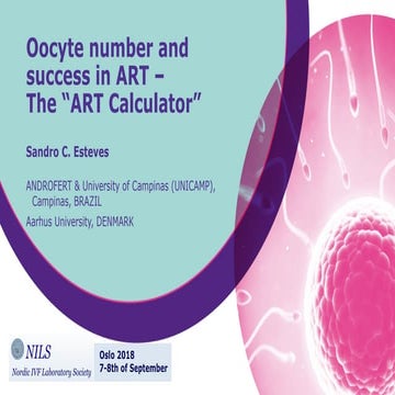 Oocyte number, female and male age, and ART outcomes 