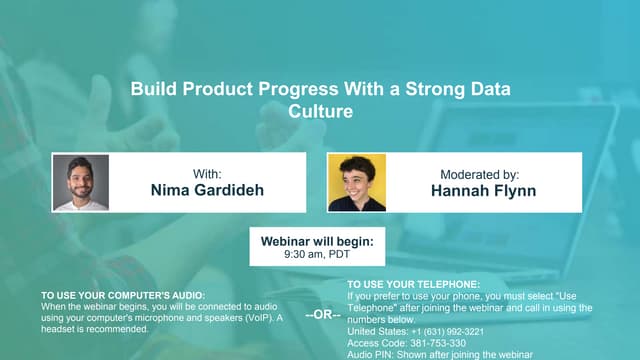 Start With Why: Build Product Progress with a Strong Data Culture