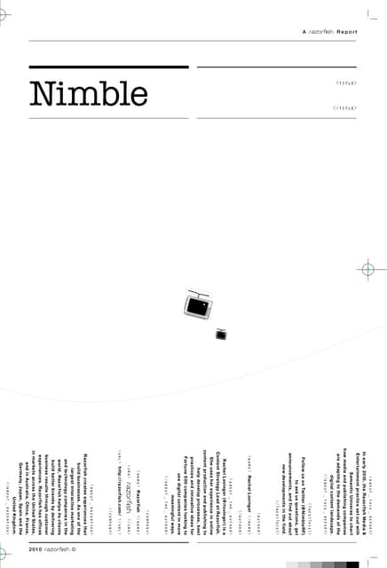Nimble, a Razorfish report on publishing in the digital age