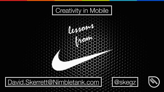 Mobile Convention Amsterdam - Nike by Nimbletank / David Skerrett