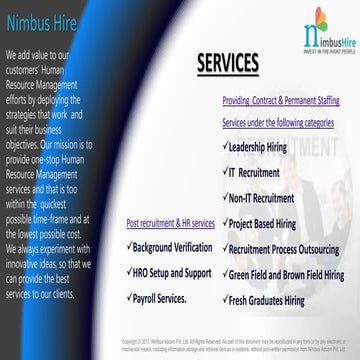 Nimbus hire