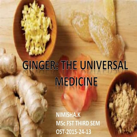 All about Ginger- Nimisha Kaikkolante
