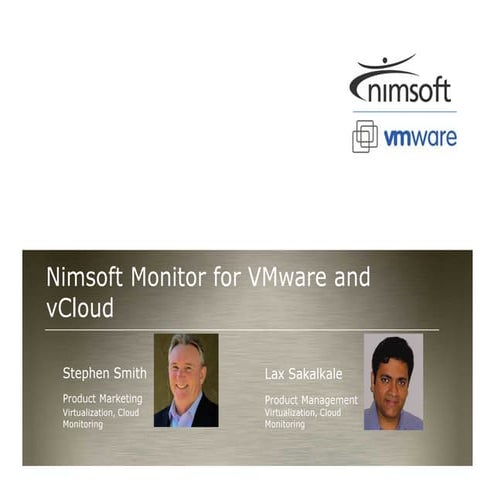 Nimsoft Monitor for vCloud