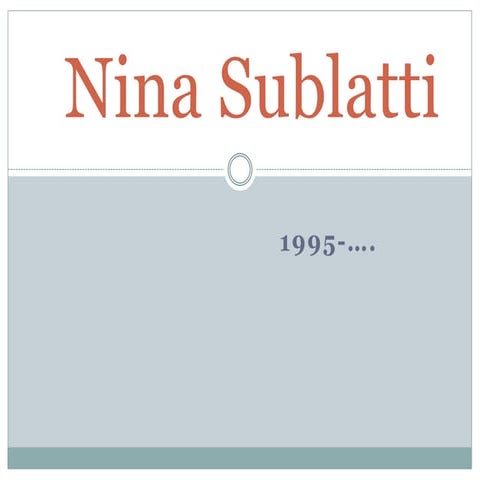 Nina sublatti