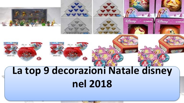 Decorazioni Natalizie Disney.La Top 9 Decorazioni Natale Disney Nel 2018