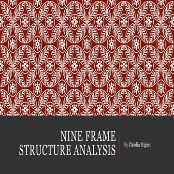 Nine frame structure analysis1
