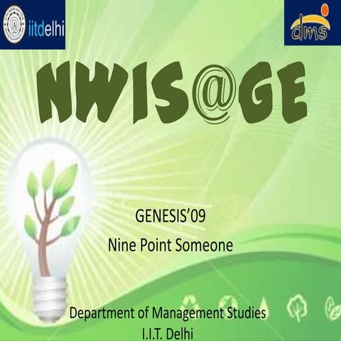 A creative presentation