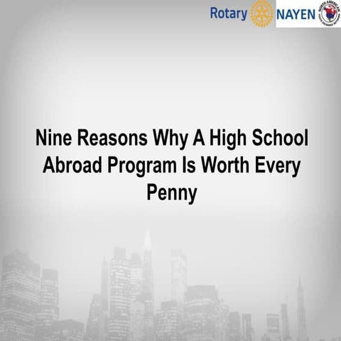 Nine Reasons Why A High School Abroad Program Is Worth Every Penny.pdf
