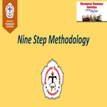 Nine step methodology