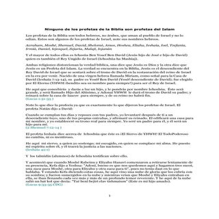 Ninguno de los profetas de la bibli...
