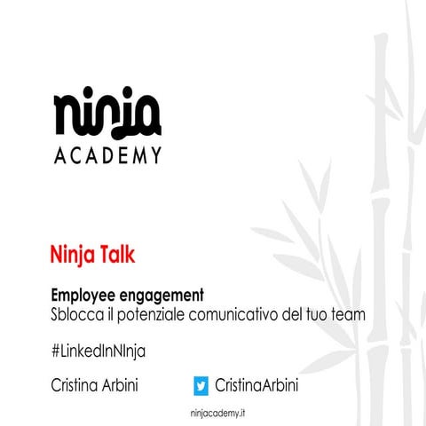 EMPLOYEE ENGAGEMENT: scopri il Webinar Ninja Academy 