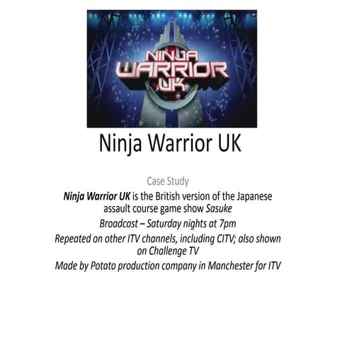 Ninja warrior UK