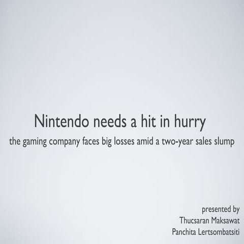 Nintendo Presentation