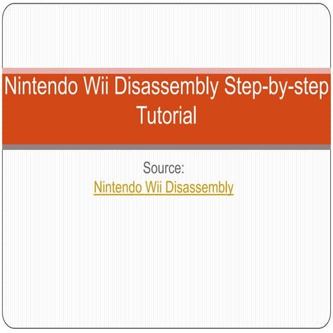 Nintendo wii screwdriver, Nintendo wii disassembly step by-step ...