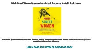 Ninth Street Women Download Audiobook iphone or Android Audiobooks