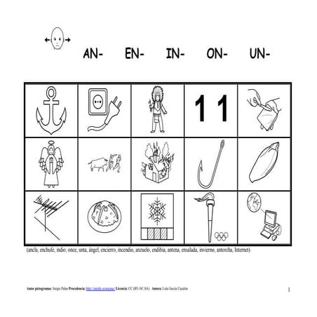 Trabajo del Fonema N en posición inversa | PDF