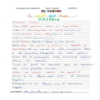 El niño que pudo hacerlo 3ºB