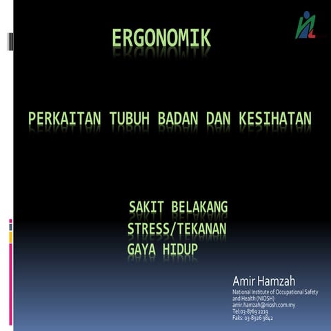 Ergonomik Di Tempa Kerja MENGIKUT NIOSH.pdf