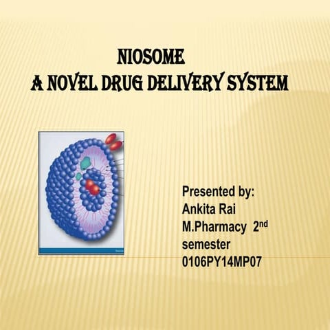 Niosome ndds- By Ankita Rai | PDF