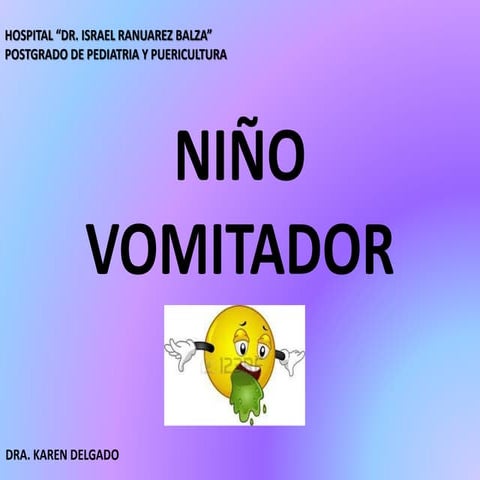 Niño vomitador seminario