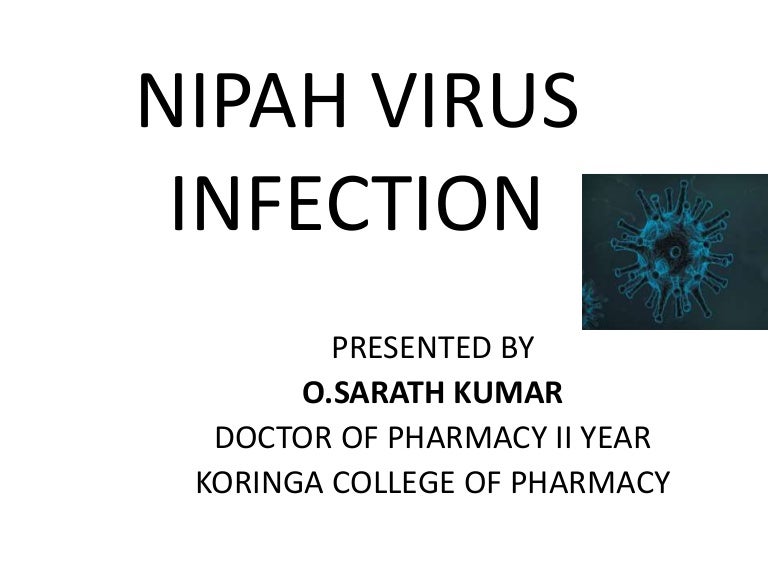 Nipah Virus Infection Slideshare