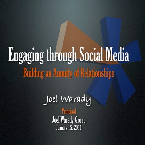 Engaging Through Social Media
