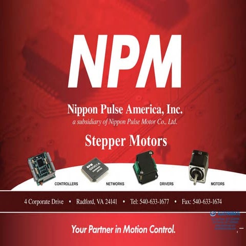 Nippon Pulse Stepper Motor Basics Presentation 